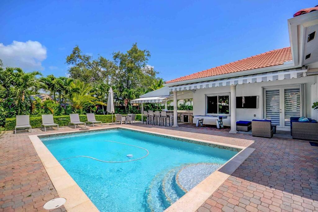 Miami 5Br Villa W Heated Pool, Games & Bbq L01 Катлер-Бей Экстерьер фото